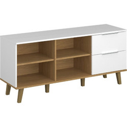 Μπουφές Neptune TO-NEPTUNE2S134 134x40x61cm White-Sonoma