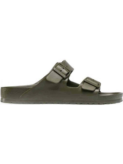 Birkenstock Arizona Ανδρικές Παντόφλες Καλοκαιρινές Ανατομικές Χακί 1019094