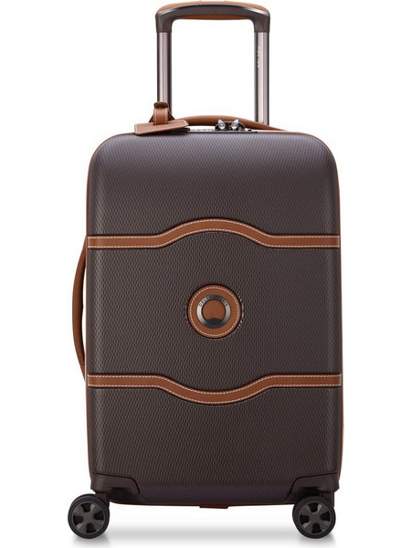Delsey Chatelet Air 2.0 Βαλίτσα Καμπίνας 55x35x25cm με 4 Ρόδες Καφέ