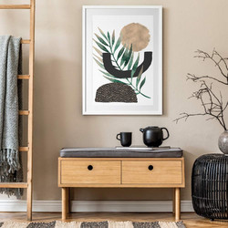 ΑΦΙΣΑ WALL-DESIGN NATURE 49501 (PVC/PLEXIGLASS ΑΣΠΡΗ ΚΟΡΝΙΖΑ ΜΕ ΠΛΑΙΣΙΟ) 40x60cm