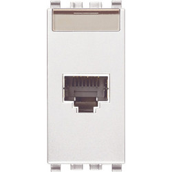 Πρίζα. RJ45 Netsafe CAT5E FTP 110 Λευκή Eikon
