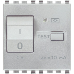 Διακόπτης ΜΤ με Ρελλέ 1P+N C6 RCBO 120-230V 10mA Next Eikon