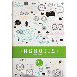 Agnotis Baby Diapers Πάνες No6 16-30Kg 36τμχ