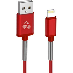 POWERTECH PTR-0021 Καλώδιο USB σε Lightning flex alu copper, 1m, κόκκι