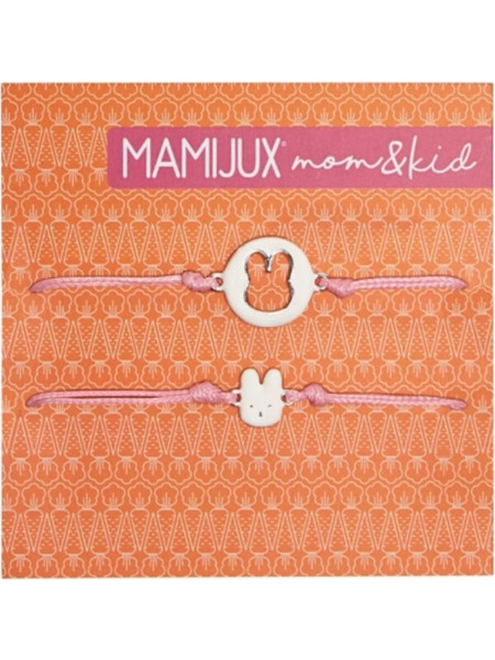 Mamijux Βραχιόλια Mom & Kid Σχέδιο Κουνελάκι