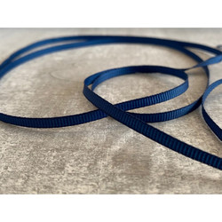 Κορδέλα Γκρο Μπλέ 3mm x 100Υ, Α167ΜΠΛΕ, rin-a167mple