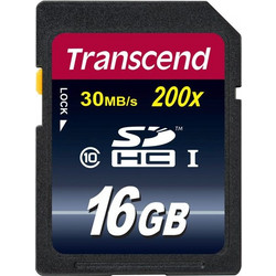 Transcend 200x SDHC 16GB Class 10 UHS-I