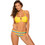Marko Bikini Set Μπουστάκι Κίτρινο Πολύχρωμο M-701