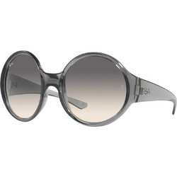 Ray-Ban RB4345 6530/11 Γυαλιά Ηλίου Στρογγυλά Κοκάλινα Γκρι με Μαύρο Degradee Φακό