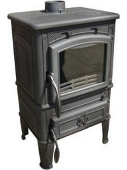 Ferguss Ornament Cook With Clapet Μαντεμένια Ξυλόσομπα 10.2kW