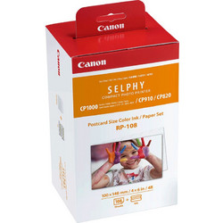 Canon Inkjet RP-108 Tri-Colour + Photo Paper (8568B001) (CAN-RP108)