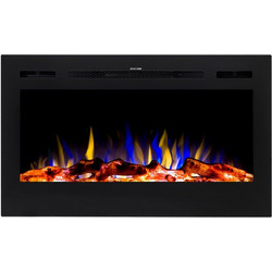 Hitense London Ηλεκτρικό Τζάκι Τοίχου 1600W Μ91.5xΥ54.5xΒ14cm