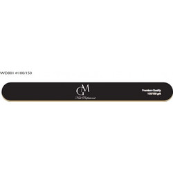GM Nail File Professional - Λίμα Νυχιών 100/150 Black
