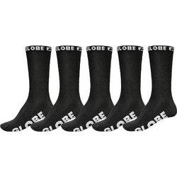 Globe BLACKOUT 5PK Ανδρικές Κάλτσες Μαύρες 5Pack