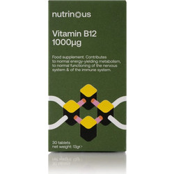 Nutrinous Vitamin B12 1000μg 30 Ταμπλέτες