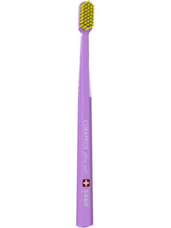 Curaprox CS 5460 Ultra Soft Curen Οδοντόβουρτσα Λιλά Κίτρινη