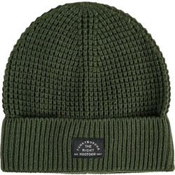 Σκούφος Funky Buddha Πλεκτός Με Λογότυπο FBM006-054-10-OLIVE Ανδρικό