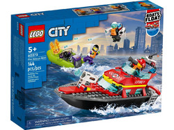 Lego City Fire Rescue Boat για 5+ Ετών 60373