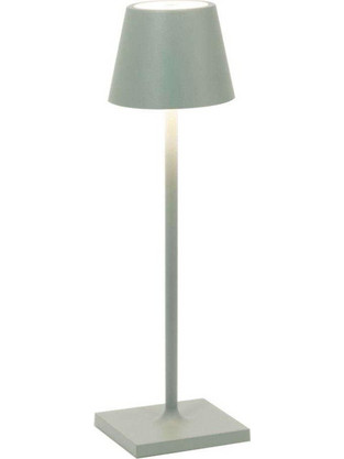 Zafferano LD0490G3 Πορτατίφ Αφής LED με Μπαταρία Γκρι Φ7xΥ27.5cm