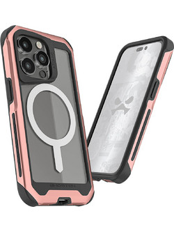 Ghostek Atomic Slim 4 - Ανθεκτική Θήκη MagSafe Apple iPhone 14 Pro - Pink (GHOCAS3089)