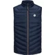 Jack & Jones Hero Bodywarmer Αμάνικο Ανδρικό Μπουφάν Navy Μπλε 12211790