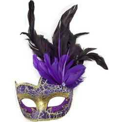 Βενετσιάνικη Μάσκα Purple Venezian Mask - Μωβ