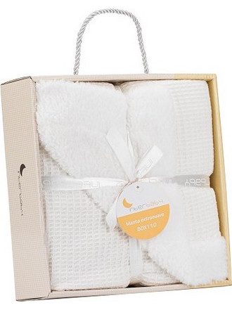 Interbaby Bee Nest Lamb Κουβέρτα Αγκαλιάς Πικέ 80x110 Μπεζ