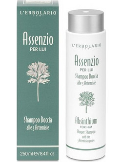 L' Erbolario Assenzio Per Lui Doccia Φυτικό Σαμπουάν 250ml