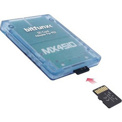 Memory Card Adapter MX4SIO SIO2SD Micro SD Blue