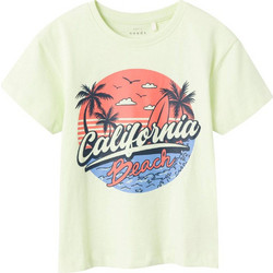 Name It Παιδικό T-Shirt Κοντομάνικο Lime 13215002