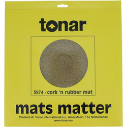 Tonar Cork n Rubber Turntable Mat 5974
