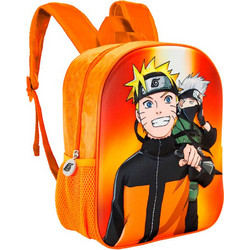 Karactermania Naruto Action 3D Σχολική Τσάντα Πλάτης Δημοτικού Πορτοκαλί 03729