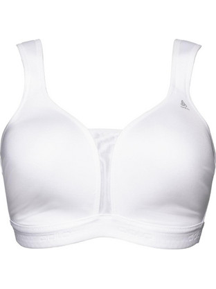 Odlo The Padded Αθλητικό Μπουστάκι με Υψηλή Στήριξη & Ελαφριά Ενίσχυση Λευκό 13071-10000