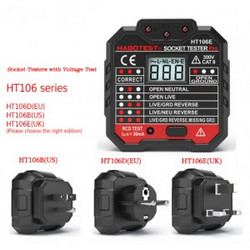 Digital display socket tester plug EU