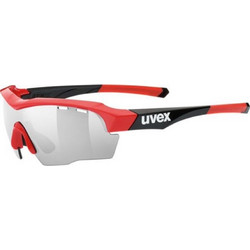 Uvex sportstyle 104 S53.1.601.3816 Αθλητικά Ανδρικά Γυαλιά Ηλίου Μάσκα Κοκάλινα Μαύρα Κόκκινα με Γκρι Polarized Φακό