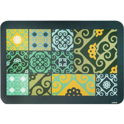 Σουπλά τιρκουάζ με σχέδια 2 όψεων 43 x 29 εκατ. Maiolica