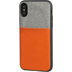 Lampa Duo Pocket Silver Line Θήκη Grey / Orange (iPhone X)