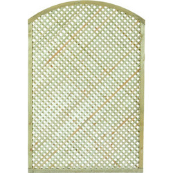 SHOWOOD Καφασωτό Διαμάντι Αψίδα 180x120cm Άνοιγμα 2x2cm