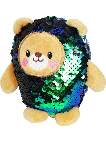 Gosh Αρκουδάκι Sequin Πράσινο Μπλε 12cm 15627453101-2
