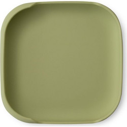 Interbaby Αντιολισθητικό Πιάτο Σιλικόνης Olive Green SI005-74