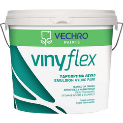 Vechro Vinyflex Υδρόχρωμα Εσωτερικού Χώρου Λευκό 3lt