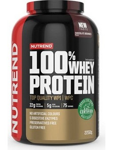 Nutrend 100% Whey Chocolate Coconut Πρωτεΐνη Ορού Γάλακτος Γράμμωσης Χωρίς Γλουτένη 2.25kg