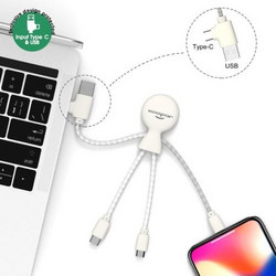XOOPAR MR.BIO ECO FRIENDLY MULTI USB CABLE WHEAT-WHITE