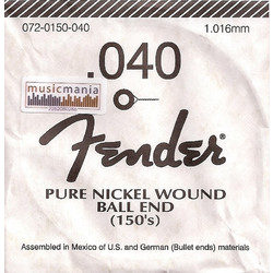 Fender Χορδή Ηλεκτρικής Κιθάρας Nickel Plated Steel 40"