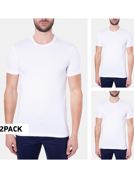 ...Neck Ανδρικό T-Shirt 2Pack 0000KE1010100 WHITE...