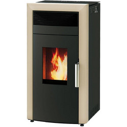 Alfa Plam Commo 12 Ivory Σόμπα Pellet Καλοριφέρ Αερόθερμη 12kW