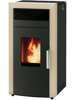 Alfa Plam Commo 12 Ivory Σόμπα Pellet Καλοριφέρ Αερόθερμη 12kW