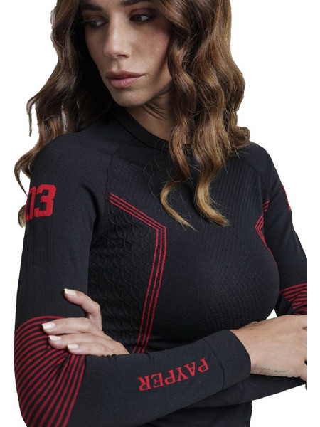 Ισοθερμική Γυναικεία Μπλούζα Μαύρη - Payper Thermo Pro Lady 240 LS Black