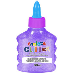 Κόλλα Carioca Glitter Glue Neon 88ml Μωβ