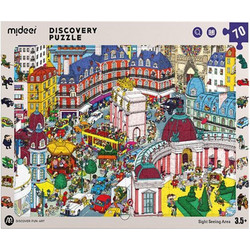 Παιδικό Puzzle Mideer Discovery Αξιοθέατα 70 Κομμάτια